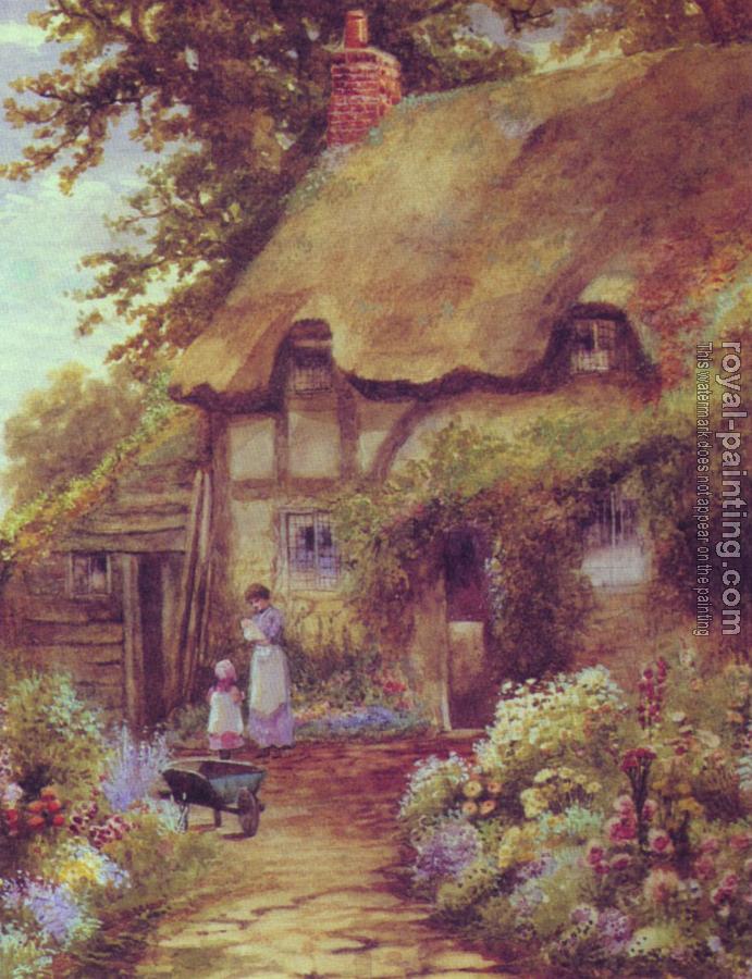 Hand Painted : A cottage garden